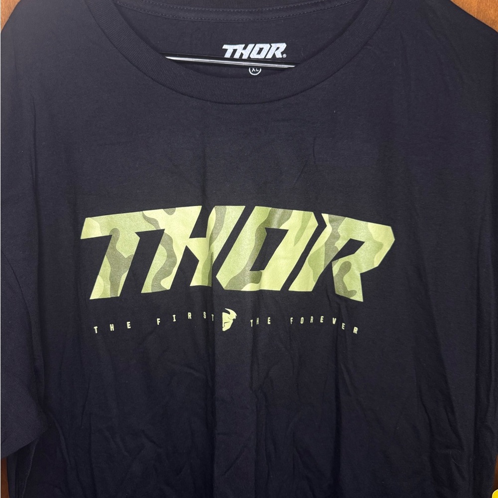 Thor loud 2 Black/Camo Tee with Olive Accents